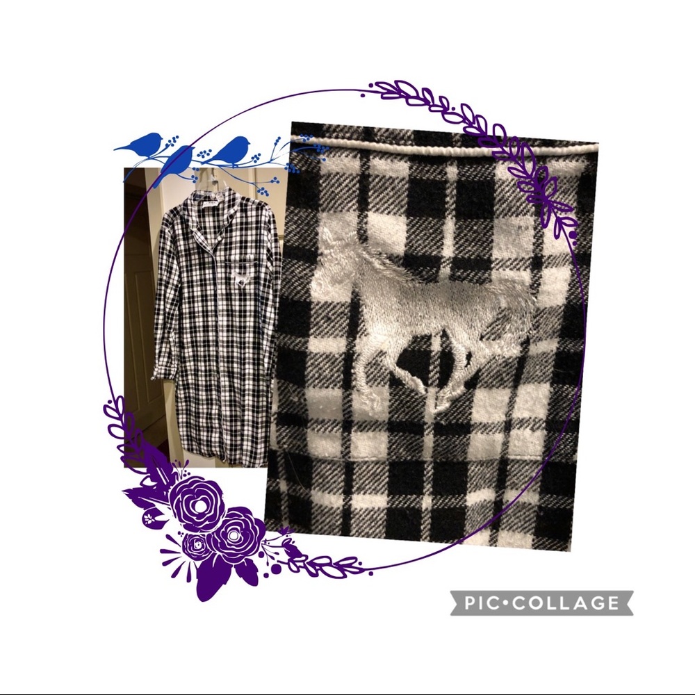 Cowgirl flannel nightshirt from Back in the Saddle! Awesome warmth!